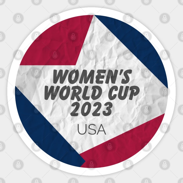 Soccer USWNT World Cup 2023 - USA Sticker by Designedby-E